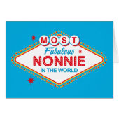 Las Vegas Fabulous Nonnie Card (Front Horizontal)