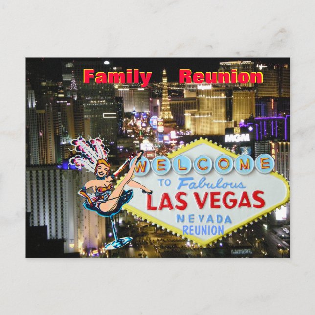 Las Vegas Family Reunion Invitation (Front)