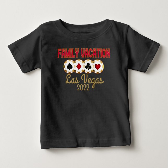 Las Vegas Family Vacation Group Matching  Baby T-Shirt (Front)