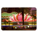 Las Vegas Flamingo @ Night Flexible Magnet at Zazzle
