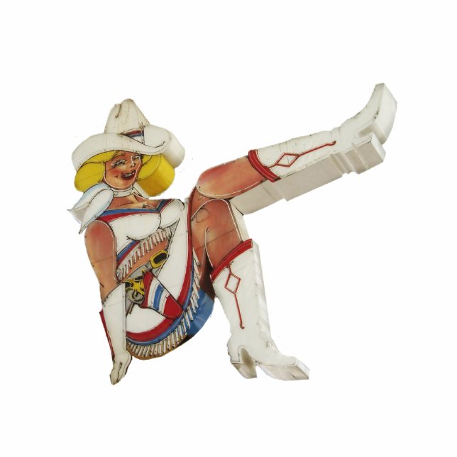 Las Vegas, Fremont Street - Glitter Gultch Gal Statuette (Front)