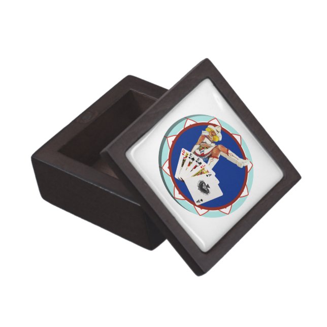 Las Vegas Gal Poker Chip Gift Box (Opened)