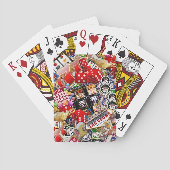 Las Vegas Gamblers Delight Poker Cards (Back)