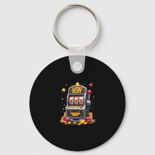 Las Vegas Gambling Lovers Lucky Slot Machine Casin Keychain