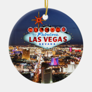 Las Vegas Gifts Ceramic Ornament