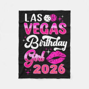 Las Vegas Girls Trip 2026 Cruise Trip Matching Bir Fleece Blanket