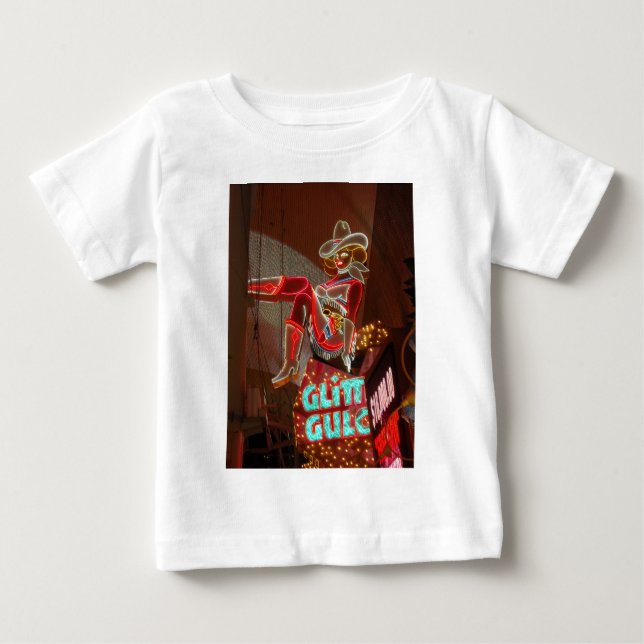 Las Vegas Glitter Gulch Baby T-Shirt (Front)