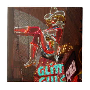 Las Vegas Glitter Gulch Ceramic Tile