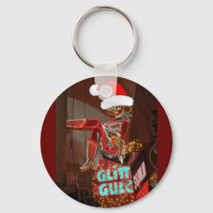 Las Vegas Glitter Gulch Christmas Keychain