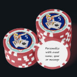 Las Vegas Glitter Gulch Girl Poker Chips<br><div class="desc">* The Girl from Glitter Gulch, Sassy Sally / Vegas Victoria with Playing Cards - a real Gamblers Delight ! * Nice as a parting gift, wedding reception gifts or Las Vegas personalized Wedding gift for your wedding crew. * Poker chips have nine color options. * Choose font style, color...</div>