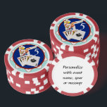 Las Vegas Glitter Gulch Girl Poker Chips<br><div class="desc">* The Girl from Glitter Gulch, Sassy Sally / Vegas Victoria with Playing Cards - a real Gamblers Delight ! * Nice as a parting gift, wedding reception gifts or Las Vegas personalized Wedding gift for your wedding crew. * Poker chips have nine color options. * Choose font style, color...</div>