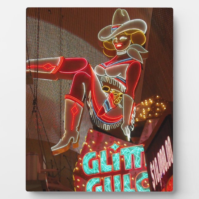 Las Vegas Glitter Gulch Plaque (Front)
