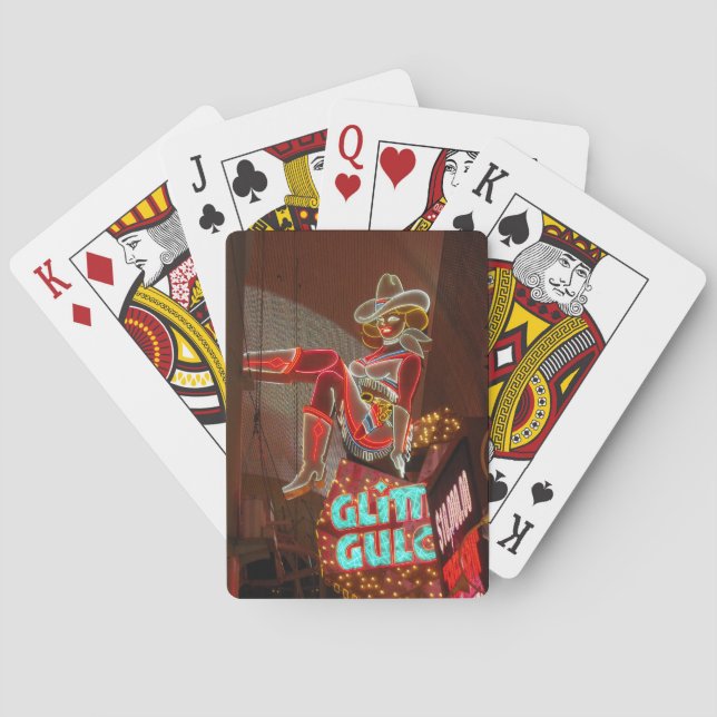 Las Vegas Glitter Gulch Poker Cards (Back)