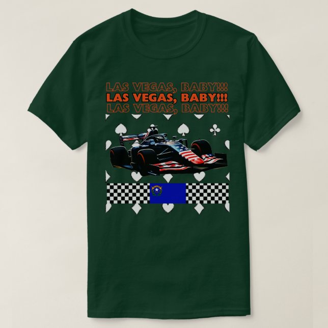 Las Vegas Grand Prix Formula 1 Nevada USA T-Shirt (Design Front)