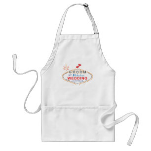 Las Vegas Groom Adult Apron
