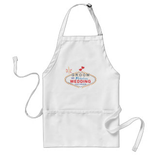 Las Vegas Groom Adult Apron