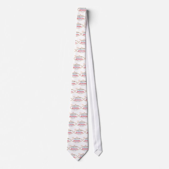 Las Vegas Groom Neck Tie (Front)