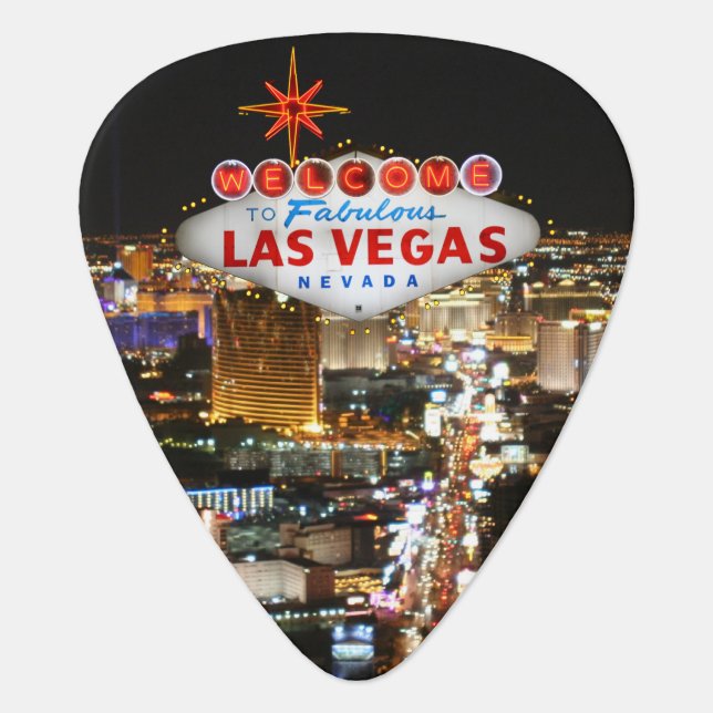 Las Vegas Guitar Pick (Front)