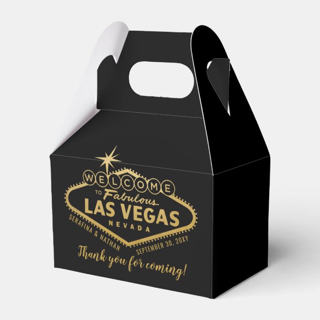 Las Vegas Hangover Recovery Kit Guest Favor Boxes (Front Side)