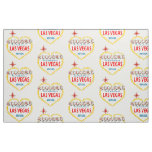 Las Vegas Heart shape Valentine's Day Fabric