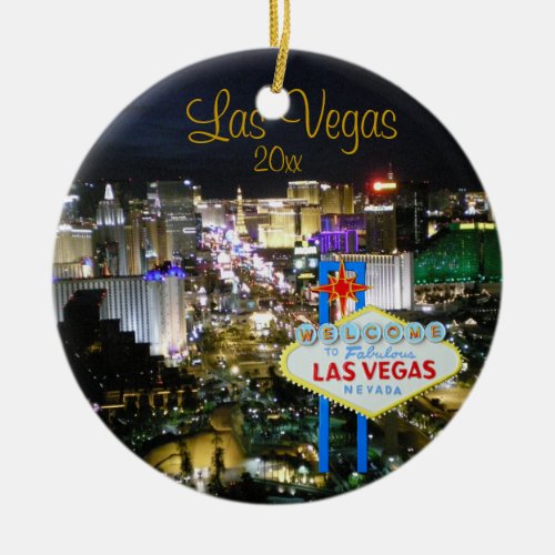 Las Vegas Holiday Ornament