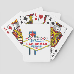 Las Vegas Honeymoon retro Poker Cards