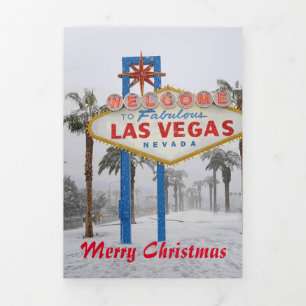 Las Vegas Hotel & Casino Trifold Letter Fold Card