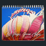 Las Vegas Iconic Signs Calendar<br><div class="desc">A 12 month calendar featuring the most famous and iconic neon signs. From Fremont Street, I inserted the red shoe and horse rider. From the strip, you will see the beautiful pink flamingo flower, the Montgolfier balloon at Paris hotel, Pepsi-Cola animated sign and even the Riviera sign as I saw...</div>