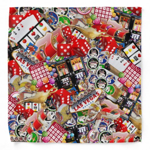 Las Vegas Icons  Gamblers Delight Bandana