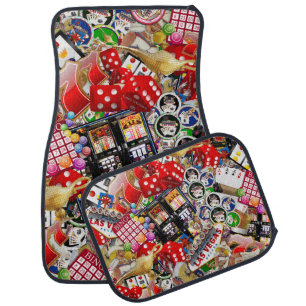 Las Vegas Icons - Gamblers Delight Car Floor Mat