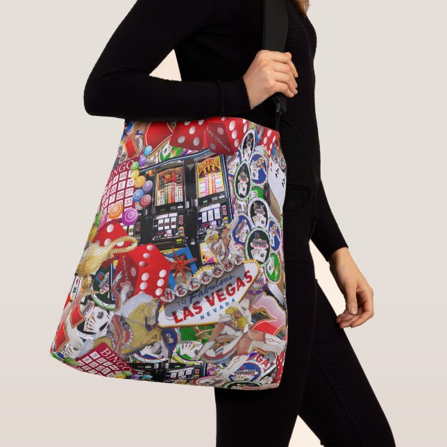 Las Vegas Icons - Gamblers Delight Crossbody Bag (Close Up)