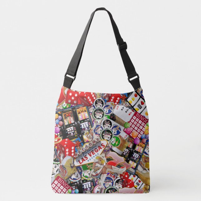 Las Vegas Icons - Gamblers Delight Crossbody Bag (Front)