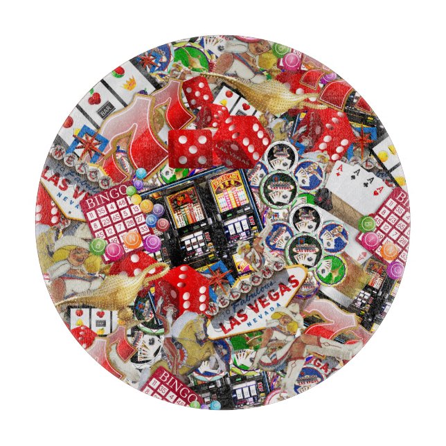 Las Vegas Icons - Gamblers Delight  Cutting Board (Front)