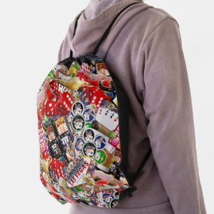Las Vegas Icons Gamblers Delight Drawstring Bag