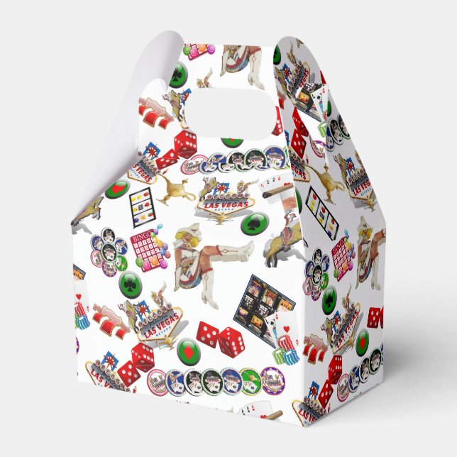Las Vegas Icons - Gamblers Delight Favor Boxes (Front Side)