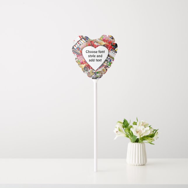 Las Vegas Icons - Gamblers Delight Heart Balloon (In Situ)