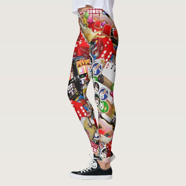 Las Vegas Icons - Gamblers Delight Leggings (Left)