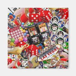 Las Vegas Icons - Gamblers Delight Magnet