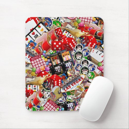 Las Vegas Icons _ Gamblers Delight Mouse Pad