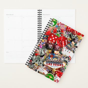 Las Vegas Icons - Gamblers Delight Planner by LasVegasIcons at Zazzle