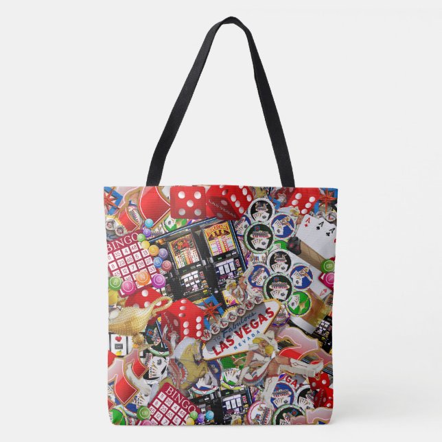 Las Vegas Icons - Gamblers Delight Tote Bag (Front)