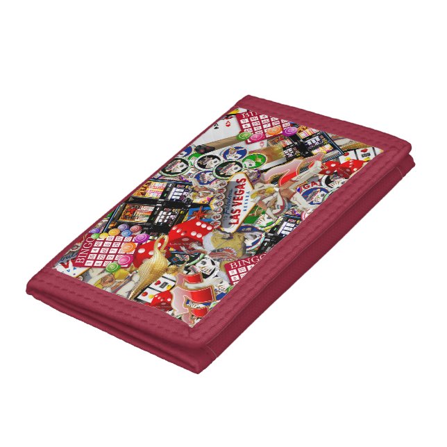 Las Vegas Icons Gamblers Delight Trifold Wallet (Bottom)