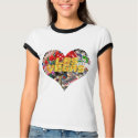 Las Vegas Icons - Heart Shape T-Shirt