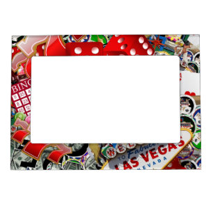 Las Vegas Icons - Neon Lights Magnetic Picture Frame