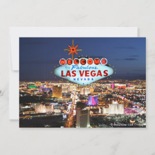 Las Vegas Invitation Card