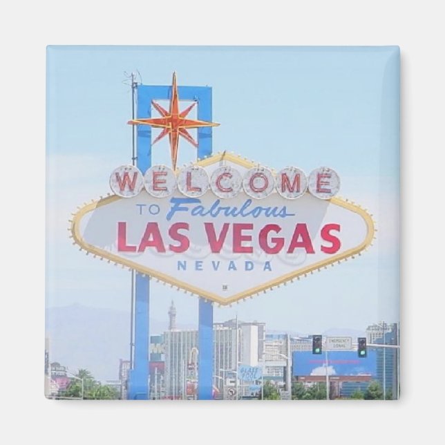 Las Vegas Keepsake Magnet (Front)