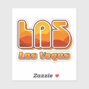Las Vegas LAS Airport Code Sticker