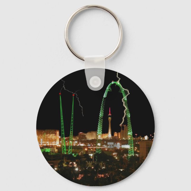 Las Vegas Lightning Keychain (Front)
