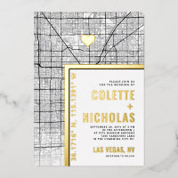 Las Vegas Love Locator | City Themed Wedding