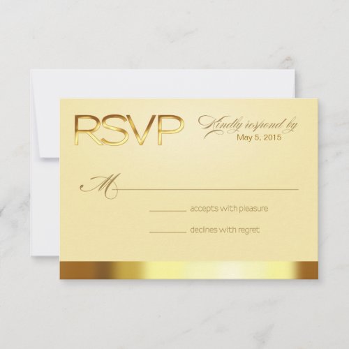 Las Vegas Lucky in Love RSVP goldsand